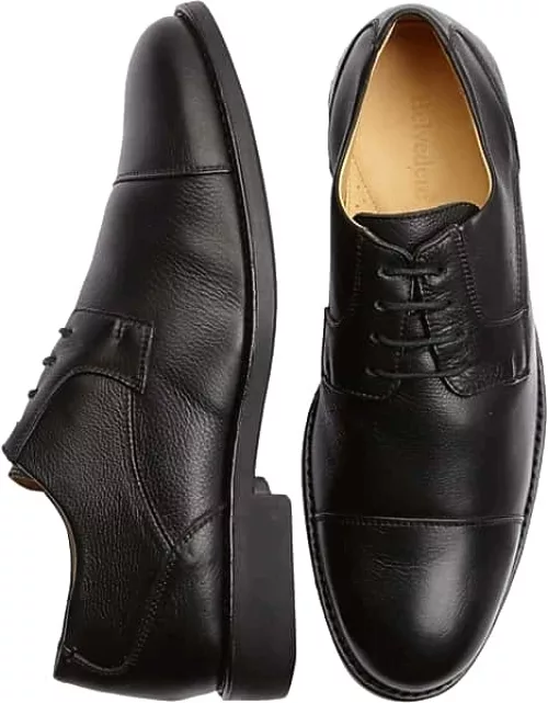 Belvedere Men's Duke Cap Toe Shoes Black