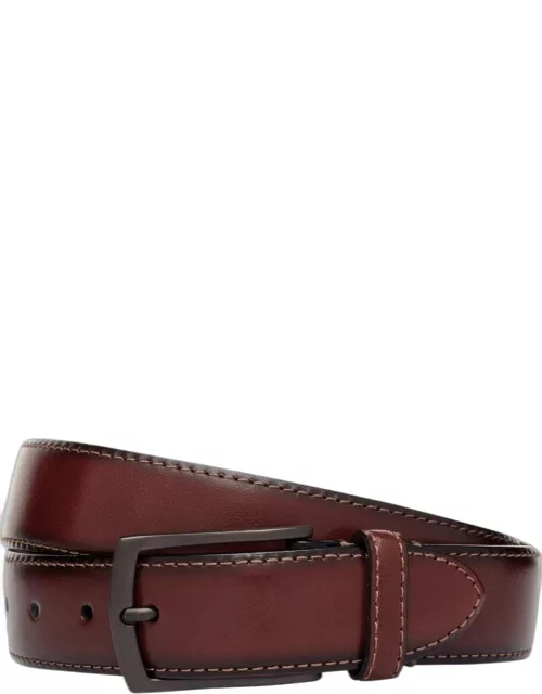 JoS. A. Bank Men's Leather Belt, Cognac