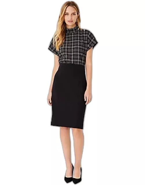 Ann Taylor The High Waist Seamed Pencil Skirt in Double Knit