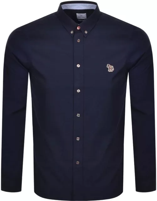 Paul Smith Long Sleeved Tailored Shirt Navy