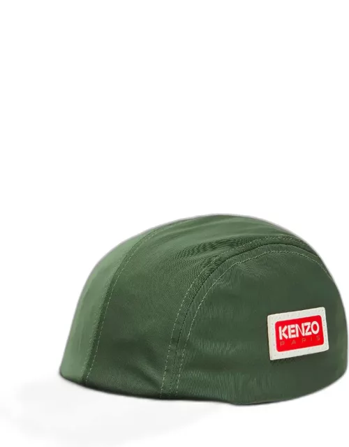 KENZO Logo Cap Dark Khaki Green