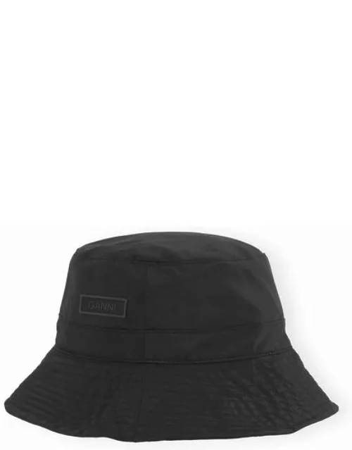 GANNI Bucket Hat in Black