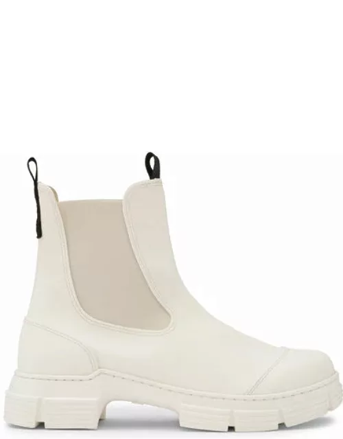 GANNI City Boots in White Responsible