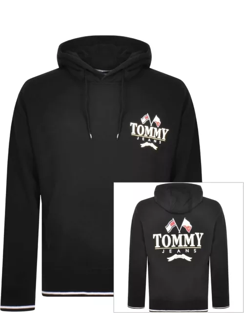 Tommy Jeans Logo Hoodie Black