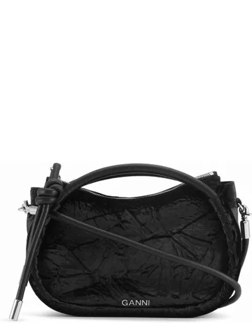 GANNI Knot Mini Bag in Black Women's Recycled Polyester/Spandex