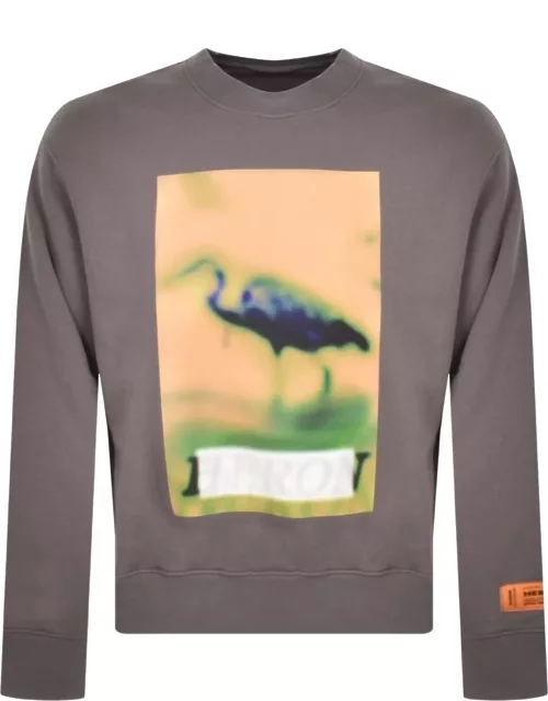 Heron Preston Heron Censored Sweatshirt Grey