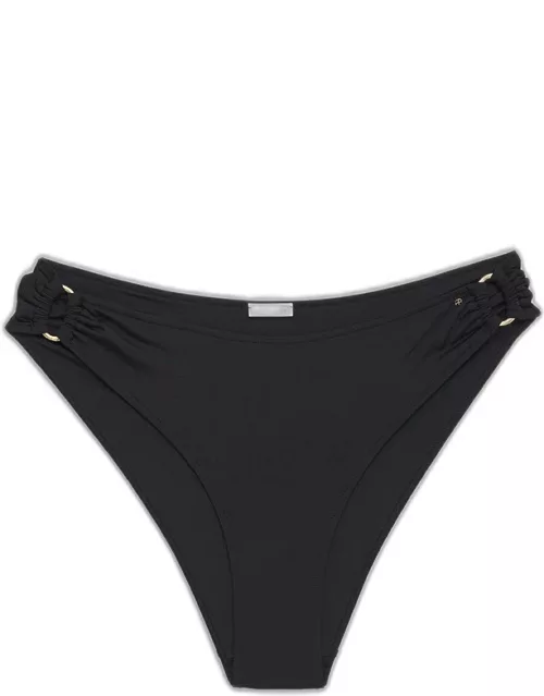 ANINE BING Viv Bikini Bottom in Black