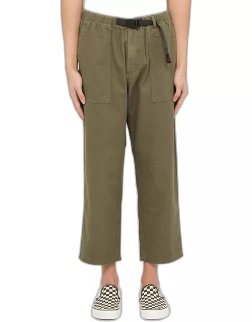 Olive green cotton trouser