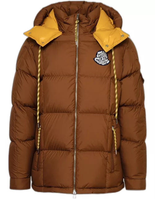 MONCLER Mariveles Beige Recycled Polyester Puffer Jacket