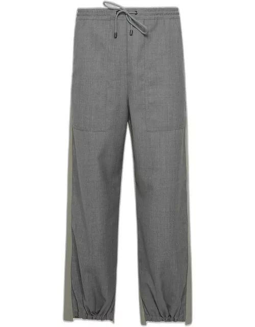 ETRO Grey Wool Trouser