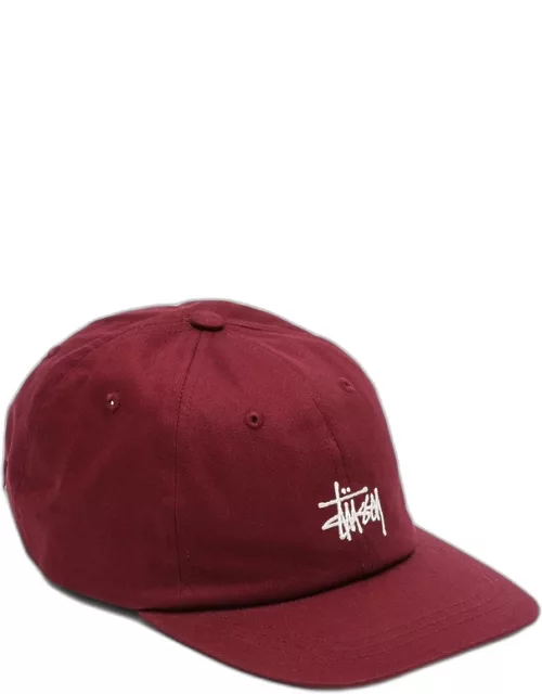 Burgundy hat with logo