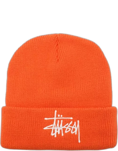 Orange knitted hat