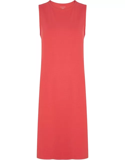 Eileen Fisher Coral Stretch-cotton Dress