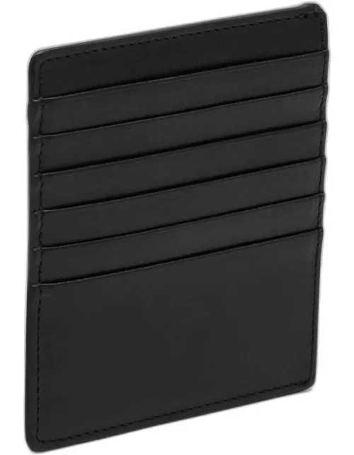 Square black card holder