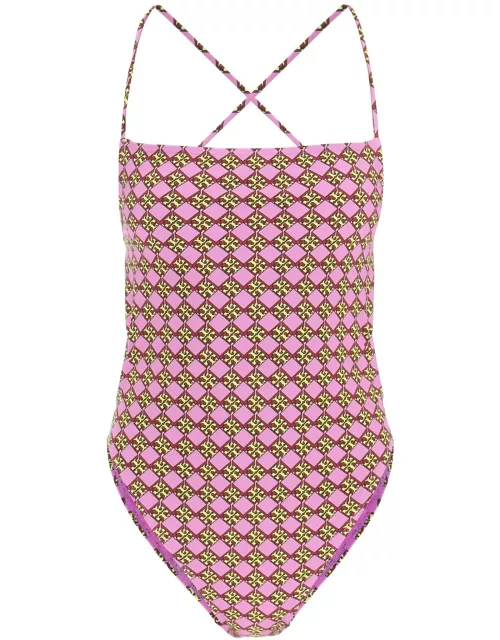 TORY BURCH PRINTED ONE-PIECE SWIMSUIT