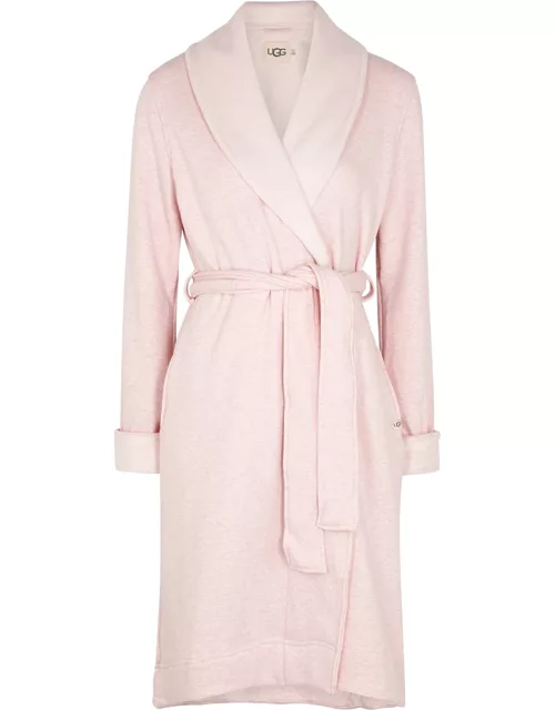 Ugg Duffield II Fleece-lined Cotton-jersey Robe - Light Pink