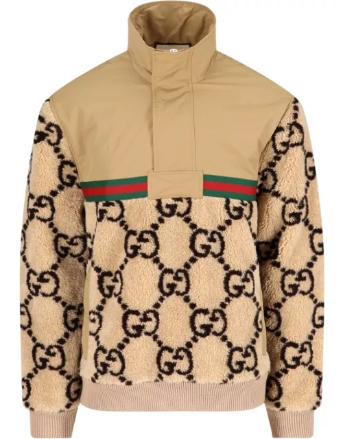 Gucci 'Gg Jacquard' Fleece Jacket
