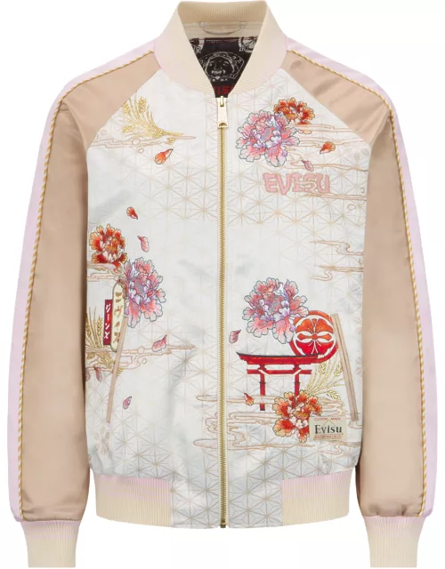Japanese Painting Embroidery Souvenir Jacket