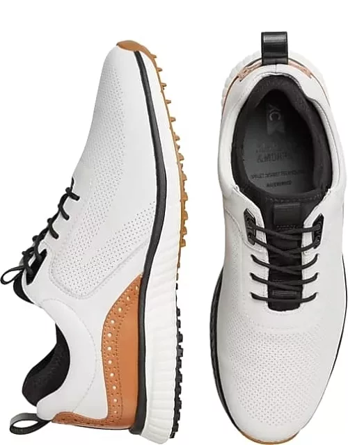 Johnston & Murphy Men's H-1 Luxe Hybrid Golf Sneakers White