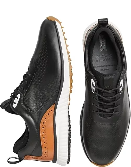 Johnston & Murphy Men's H-1 Luxe Hybrid Golf Sneakers Black