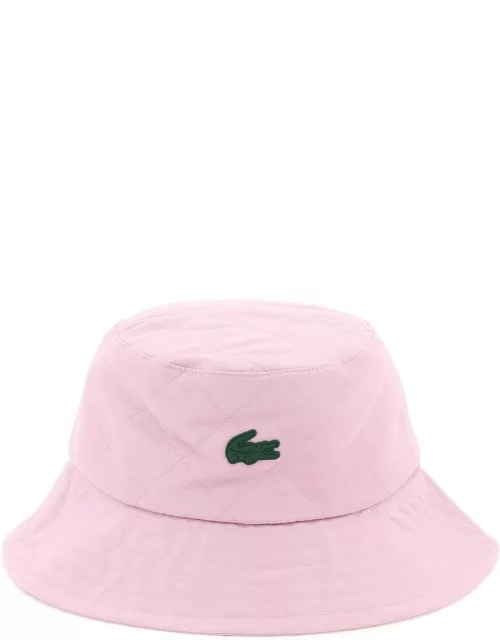 LACOSTE QUILTED TECHNO CANVAS BUCKET HAT