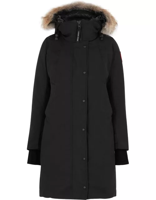 Canada Goose Sherbrooke Fur-trimmed Arctic-Tech Parka, Coat, Black