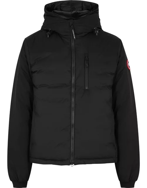 Canada Goose Lodge Black Hooded Feather-Light Shell Jacket