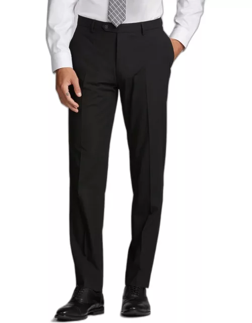 JoS. A. Bank Men's 1905 Navy Collection Tailored Fit Suit Separates Pants, Black