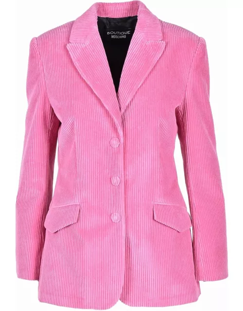 Moschino Womens Pink Blazer