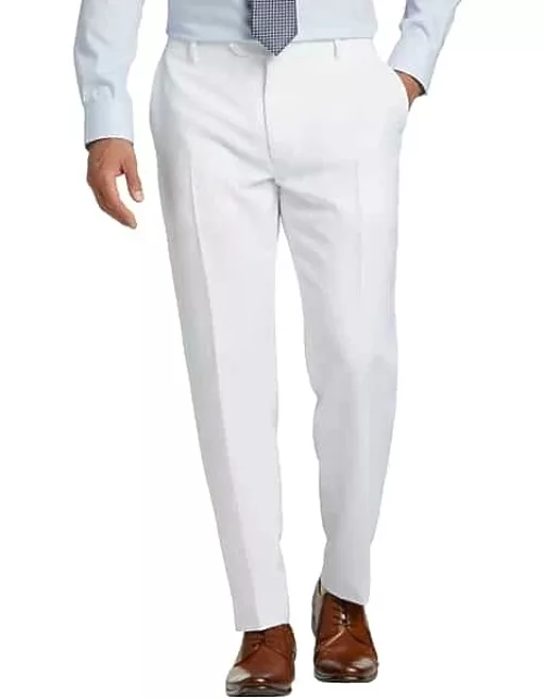 Pronto Uomo Men's Modern Fit Suit Separates Pants White