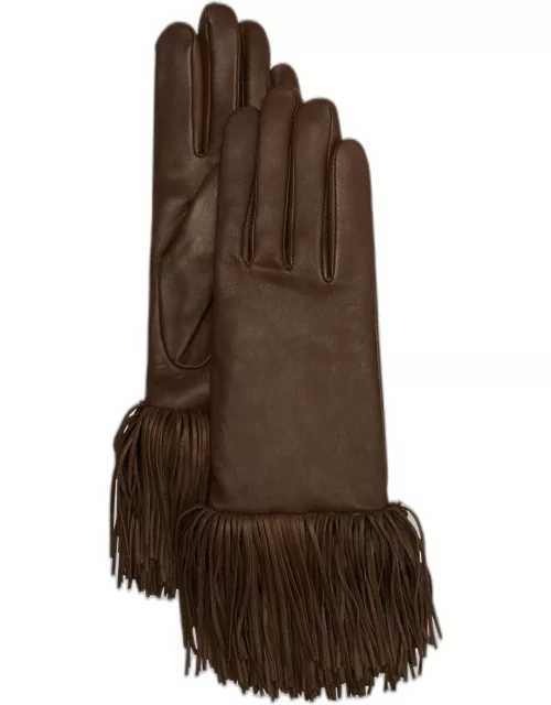 Lena Fringe Leather Glove