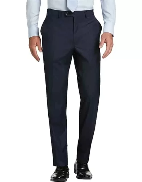 Lauren By Ralph Lauren Classic Fit Men's Suit Separates Pants Navy Solid