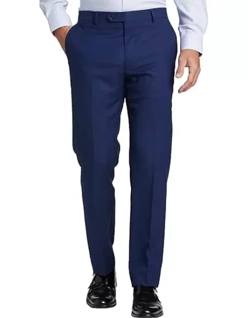 Pronto Uomo Men's Modern Fit Suit Separates Pants Blue