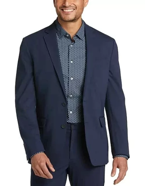Awearness Kenneth Cole Knit Slim Fit Men's Suit Separates Coat Blue