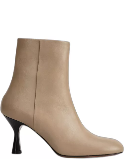 Carisio Lambskin Ankle Bootie