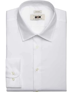 Joseph Abboud Men's Modern Fit Spread Collar Dress Shirt White