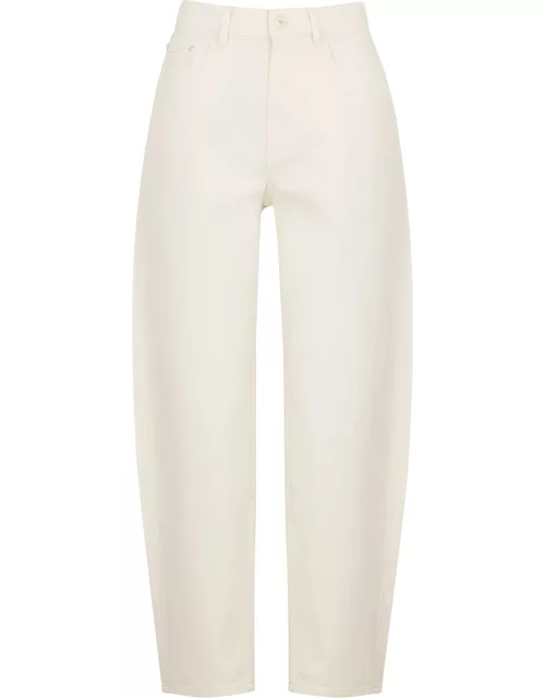 Wandler Chamomile Ecru Barrel-leg Jeans - White