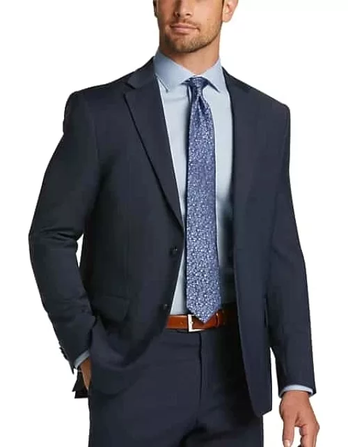 Tommy Hilfiger Modern Fit Men's Suit Separates Jacket Blue Sharkskin