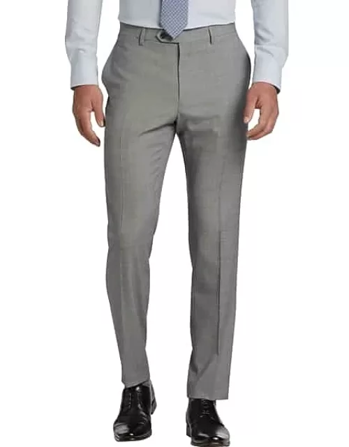 Tommy Hilfiger Modern Fit Men's Suit Separates Pants Black/White Sharkskin