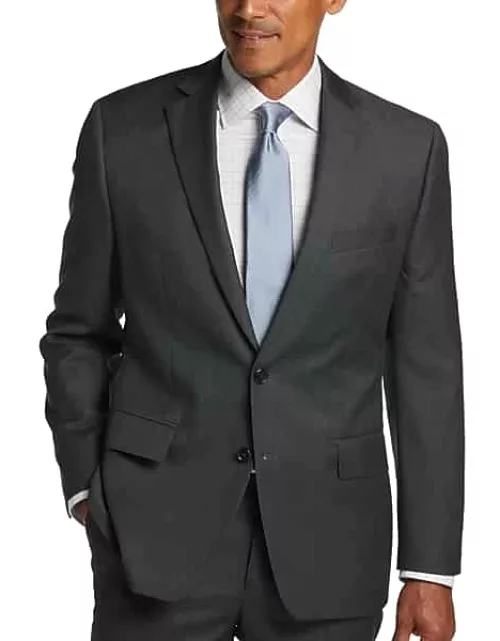Lauren By Ralph Lauren Big & Tall Classic Fit Men's Suit Separates Coat Med Gray