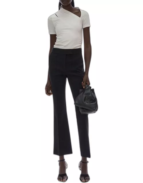 Cropped Bootcut Trouser