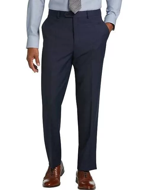 Lauren By Ralph Lauren Classic Fit Men's Suit Separates Pant Blue Plaid