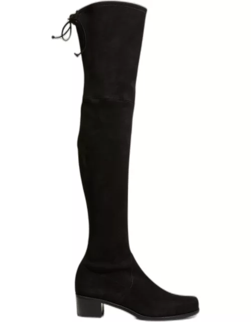 Tieland Suede Over-The-Knee Boot