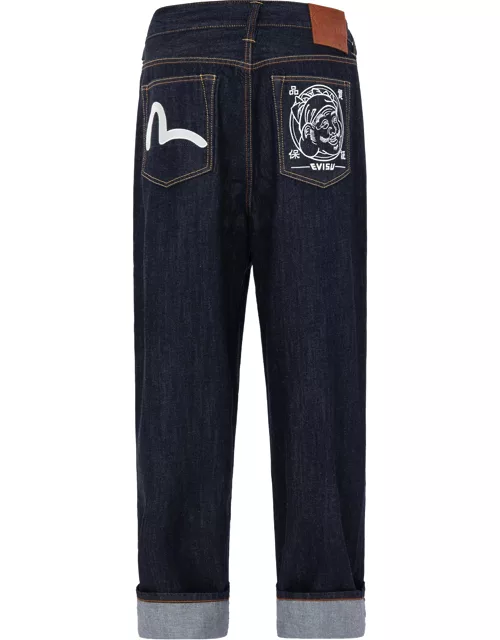 Godhead Embroidery Relax-Fit Jeans #2010