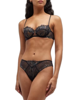 Les Nuits Chic Embroidered Demi Bra