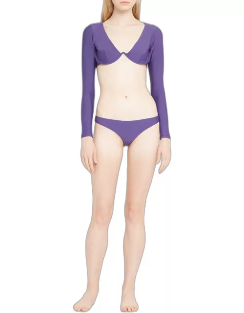 Eden Long-Sleeve Underwire Bikini Top