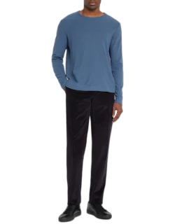 Men's Cotton-Cashmere Thermal Crewneck Sweater
