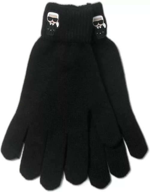 Gloves KARL LAGERFELD Woman colour Black