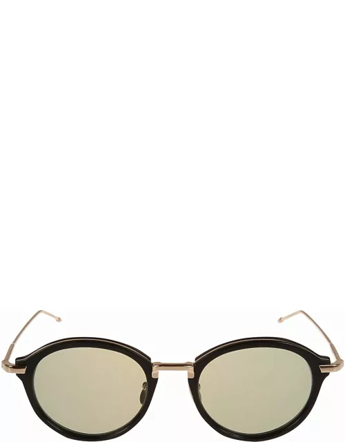 Thom Browne Classic Round Frame Sunglasse
