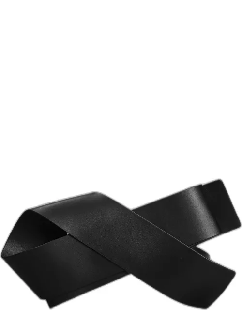 Jil Sander Belts In Black Leather